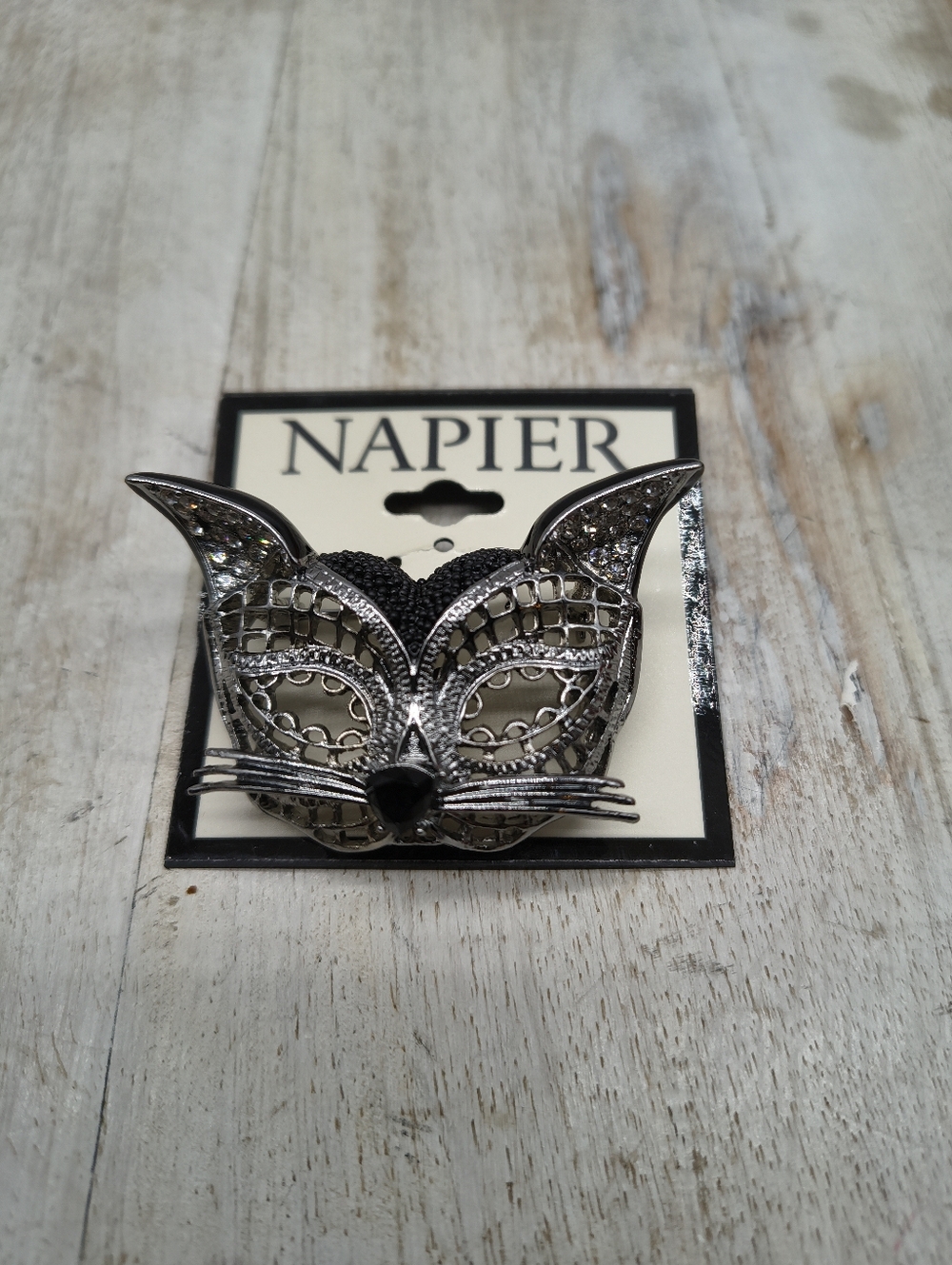 Napier Cat Mask Pin